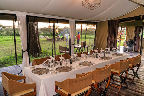 Ndutu Dining inside