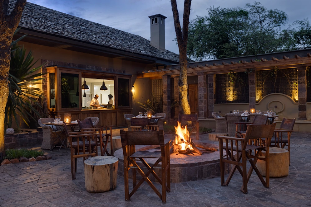 Singita Sasakwa Lodge Outdoor Dining