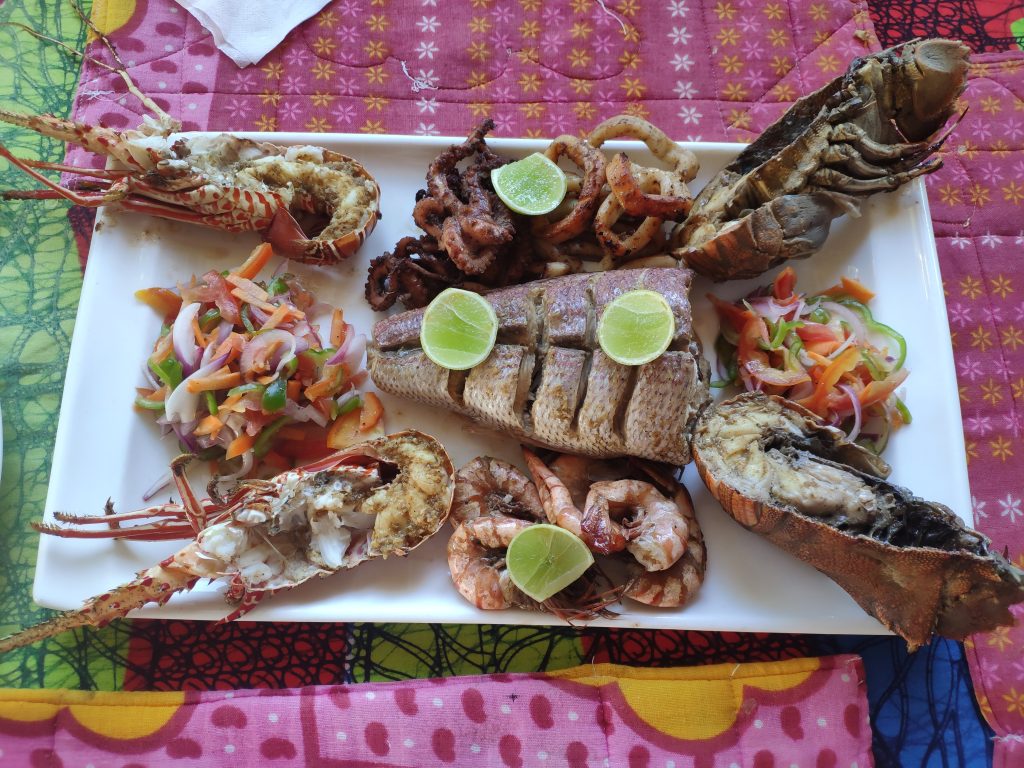 sea food plater