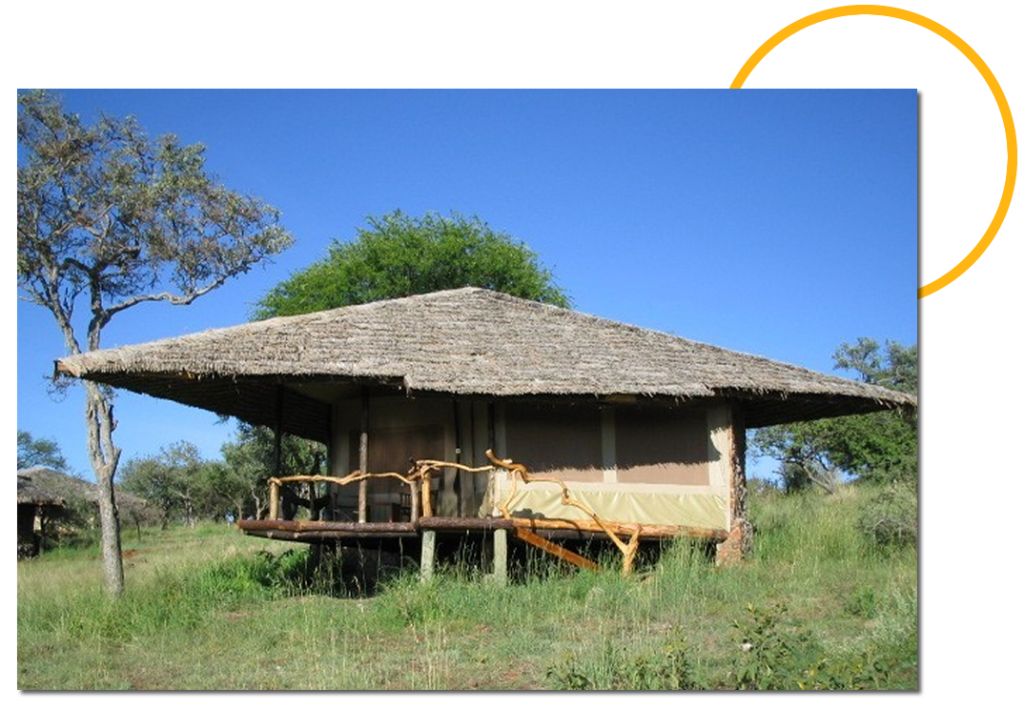 tented full room